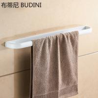 ❀☈ Copper Brass Single Towel Bar Towel Holder Black/White/Golden/Chrome Wall Towel Hanger Bathroom Accessories Shelf Rack