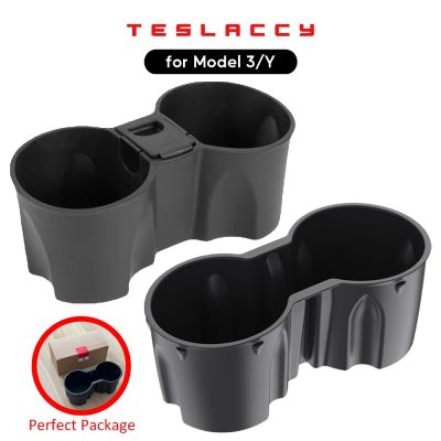 For Tesla Model 3 Y Water Cup Holder Center Console Accessories Non-slip Waterproof Non-toxic Odorless Car Coasters