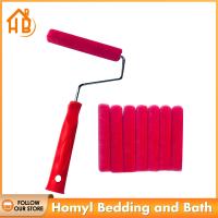 Homyl ไพรเมอร์ชุดลูกกลิ้งทาสีพู่กันระบายสีตกแต่งภายในสำหรับการทาสีบ้าน