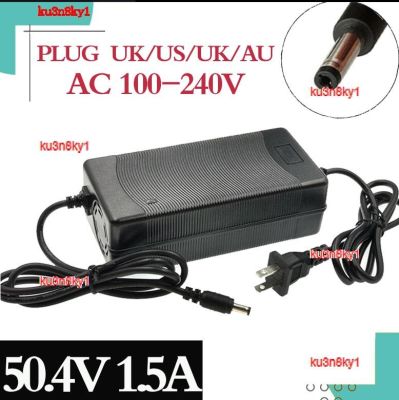ku3n8ky1 2023 High Quality 50.4V 1.5A 12S Intelligent Lithium Battery Charger for 43.2V 43.8V 44.4V 48V Lypomer Li-ion Pack Plug EU/AU/US/UK