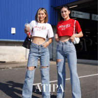 Atipashop - เศรษฐีนี Crop เสื้อครอป สกรีนลาย ต้อนรับเทศกาลตรุษจีน