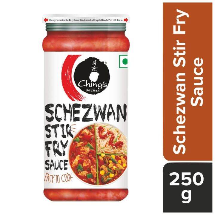 Chings Secret Schezwan Stir Fry Sauce 250 gm. Lazada.co.th