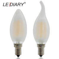 【Hot-Selling】 Potsland Pakistan LEDIARY E14 C35ไดรเวอร์แก้วแบบฝ้าหรี่ไฟได้ LED ไส้หลอดไฟ IC 4W/6W Edison โคมไฟเทียนไขโคมไฟสีขาวนวล220V