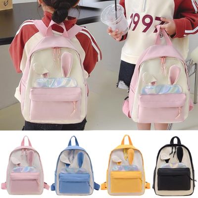 Fashion Children School Bags Bunny Portable Backpacks Kids Cute Travel Rucksacks Cute Boys and Girls School Book Backpack
