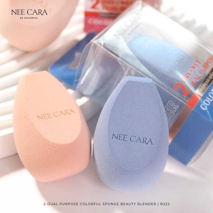 nee-cara-ฟองน้ำเนื้อนุ่ม-nee-cara-be-colorful-2-dual-purpose-colorful-sponge-n222