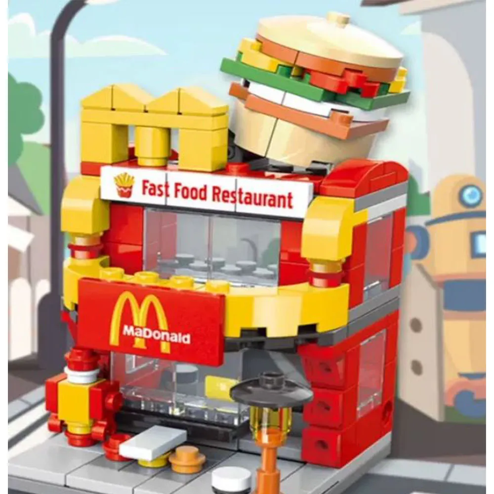 BỘ ĐỒ CHƠI XẾP HÌNH LEGO CỬA HÀNG ĐỒ ĂN NHANH_McDonald's | Lazada.vn