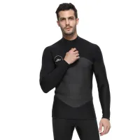 Men 2MM Neoprene Wetsuit Surfing Swimming Diving Suit Shirts Triathlon WetSuit for Cold Water Scuba Snorkeling Spearfishing Tops