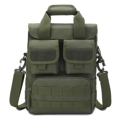 ：“{—— 2022 New Outdoor Tactical Handbag A4 School Bag Army Camouflage Messenger Bag Mens Tool Bags Waterproof Backpack Shoulder Bags