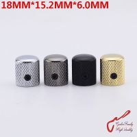 HR-1 Piece   Dome Metal Knob For Electric Guitar Bass  18MM*15.2MM*6.0MM  ( #0240 ) MADE IN KOREA