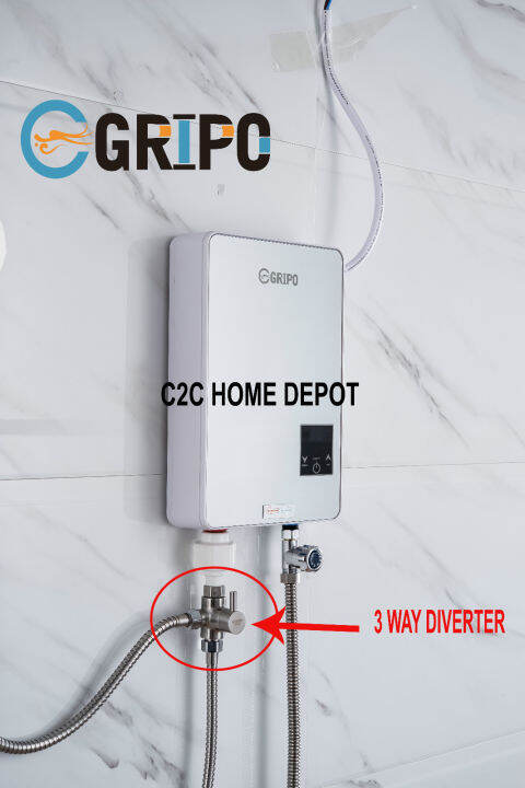 GRIPO High End 304 stainless water heater diverter ONLY GP288 | Lazada PH