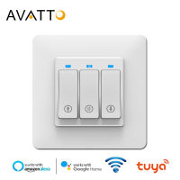 AVATTO WiFi ม่านตาบอดสวิทช์สำหรับลูกกลิ้งชัตเตอร์มอเตอร์ไฟฟ้า,ทำงานร่วมกับ Tuya APP Home Alexa เสียงการควบคุมระยะไกล