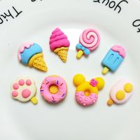 8Pcs Kawaii Resin Bottle Accessories Simulated Food Ornament Refrigerator Stickers