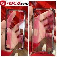 5หน่วย G OCA Pro Bingkai Bezel Depan Berkualitinggi dengan Pita Pelekat untuk X Xs 11 12 13 Mini 14 Pro Max กรอบจอ LCD Tengah