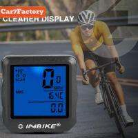 INBIKE จักรยานบนถนน MTB ดิจิตอลสำหรับคอมพิวเตอร์ LCD ขี่จักรยานนาฬิกาจับเวลาแบบมีสาย