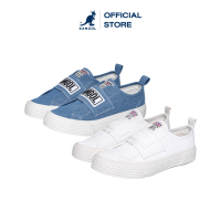 KANGOL รองเท้าผ้าใบ Slip-on แบบสวม รุ่น Front Logo สีขาว,สีน้ำเงิน 62527603