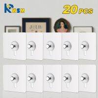 6/10/20 Pack Strong Adhesive Hooks Picture Frame Poster No Drilling Hooks Waterproof Kitchen Bathroom Accessories Screw Hooks