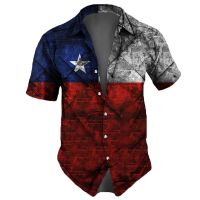 Chile Flag MenS Shirt 3d Print Summer Casual Beach Party Hawaiian Shirts Man Shirts Streetwear Oversized Shirts For Men Top Tee