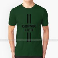 Gopnik Life For Men Women T Shirt Print Top Tees 100% Cotton Cool T   Shirts S   6XL Gopnik Vodka Russia Semechki Tracksuit Fps XS-6XL