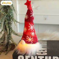 Ibuybuybuy ตุ๊กตาผ้าทนทานกำมะหยี่คริสต์มาสแคระ Swedish Tomte สำหรับตกแต่งบ้านและธุรกิจ