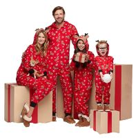 Bear Leader Christmas Family Pajamas Sets Hoodie Cartoon Sleepwear Women Baby Kids Nightwear Winter Families Set