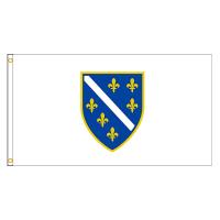 90x150cm Bosnia and Herzegovina 1992-1998 Flag Polyester Printed History Banner Home or Outdoor For Decoration Valves