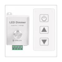 DC12V-24V 10A Wireless Dimmer with Touch Remote for Single Color