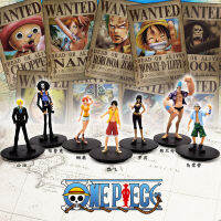 ? Sile Toy Store~ One Piece Hand-Made Zoro Glasses Factory Full Set Of 7 People Straw Hat Anime Peripheral Lufei Nami Japan Limited Edition