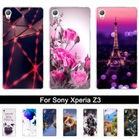 （A Boutique）สำหรับ Sony Xperia Z3 L55u L55t D6603 D6643 D6653 D6616 D6633 Soft ซิลิโคนปกหลังโทรศัพท์สำหรับ Z 3เปลือกหอยกระเป๋า