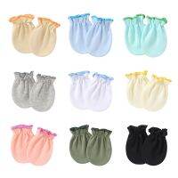 Thin Cotton 0-5 Month Baby Mittens Kids Accessories Newborn Infantil Anti-Grab Glove Foot Cover Glove