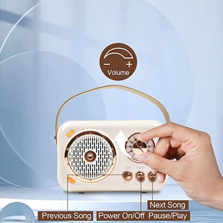 portable-karaoke-machine-with-microphone-set-vintage-bluetooth-speaker-with-home-karaoke-machine-white