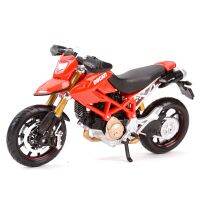 Maisto ยานพาหนะหล่อแบบคงที่1:18 Ducati Hypermotard 1100S ของเล่นแบบจำลองรถมอเตอร์ไซค์งานอดิเรกของสะสม