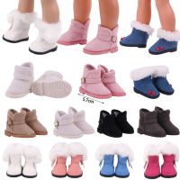 Doll Winter Boots High-top Plush Shoes Ankle Cotton Boots Fit 14.5Inch Classic Nancy Girl Russia Paola Renio Doll Clothes Shoes Electrical Connectors