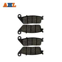 AHL 2 Pairs Motorcycle Front Brake Pads for HONDA CBR400 Tri-Arm / Gull Arm 1987-1994 Black Brake Disc Pad