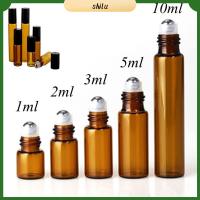 SHILU 1/2/3/5/10ML แบบพกพา รีฟิล อำพัน ลูกกลิ้งน้ำหอม คอนเทนเนอร์ ขวดน้ำมันหอมระเหยเปล่า