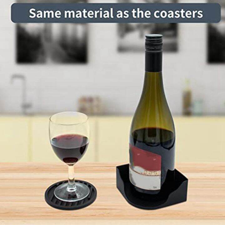 6-pack-black-silicone-coasters-non-slip-non-stick-heat-resistant-beverage-coasters-coffee-table-wine-bottle-coasters