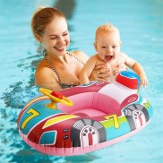 Bể bơi Inflatable Baby Water Game Seat Float Boat Phụ kiện Bể bơi trẻ em