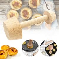 Wooden Egg Tart Tamper Portable Double Side Pastry Egg Tart Pusher Eggtart Mold Baking Cake Kitchen Tools