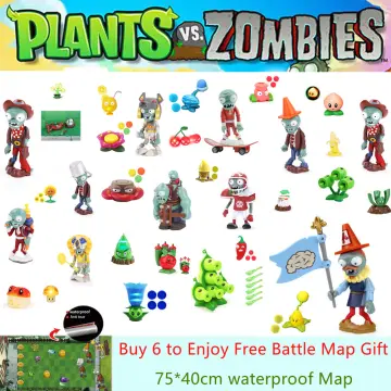 Game Plants VS Zombies Action Figure PVZ Pea Shooter & Zombie Set