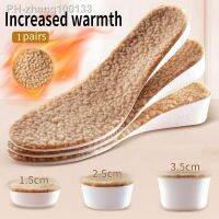 Heightening Thermal Insoles for Feet Winter Women 39;s Thick Wool Fur Fleece Warm Insoles for Shoes Breathable Men 39;s Heat Shoe Pads