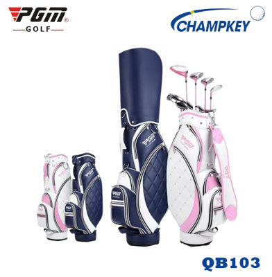 Champkey กระเป๋ากอล์ฟสุภาพสตรี PGM รุ่นใหม่ 2022 (QB103) PGM PRO GOLF MASTER BAG FOR LADY