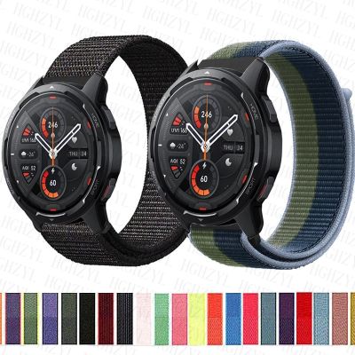 【LZ】 Nylon Loop band For Xiaomi Mi Watch S1 Active Sport belt Bracelet Amazfit GTR 3 pro Wristband Bracelet Replace strap Accessories