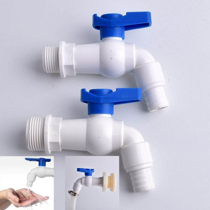 210Pcs Size 1/23/4'' PVC Valve Threaded Tap Connectors Garden