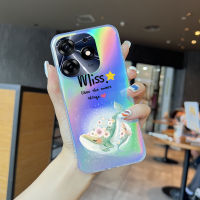 Casing Ponsel สำหรับ Infinix Tecno Spark 10 Pro Tecno Spark เคส8C ลายการ์ตูนรูปสัตว์สีสันสดใสเคสปลอกบัตรเลเซอร์ในตัว