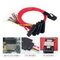 1M 3FT LSI / 3Ware Molex Mini SAS SFF 8087 To SFF 8482 And Power X4 SAS Cable 100cm