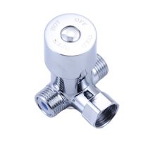 1PC Brass/Znic Alloy Tempering Valve Two In One Out 3-Way Water Heater Regulates Hot And Cold Water Mixing Valve Thread G1/2 39;