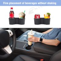 For Tesla Model 3 Model Y 2021 2022 Water Cup Holde Storage Box Console Cup Holder Cup Holder Insert Car Storage Accessories