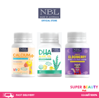 NBL DHA &amp; NBL Calcium &amp; NBL Elderberry DHAบำรุงสมอง วิตามินสำหรับเด็ก อาหารเสริมเด็ก, วิตามินเด็ก, บำรุงสมอง, เจริญอาหาร