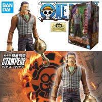 Model โมเดล งานแท้ 100% แมวทอง Bandai Banpresto จากการ์ตูน One Piece The Movie Stampede DXF The Grand Line Men วันพีซ เดอะมูฟวี่ Vol.4 Sir Crocodile King เซอร์ ครอคโคไดล์ Mr. Zero มิสเตอร์ซีโร่ Ver Original from Japan Figure ฟิกเกอร์ มังงะ manga