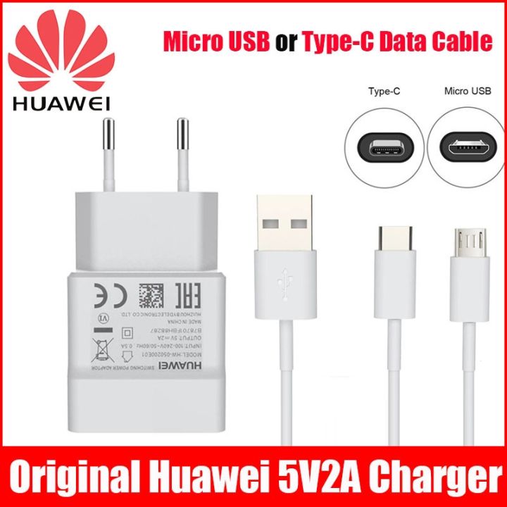 sell well yqcx】 Original EU US Huawei Mate 10 Lite Charging 5V2A Charger  Micro USB Type C Cable for P8 P9 P10 Mate 10 Lite Honor 8 7 X Y 9 7 6 5 |  