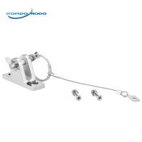 Boat Bimini Top Deck Hinge with Quick release 316 Stainless Steel Boat Accessories Pin and Lanyard Marine Kayak Canoe Boat Cover Accessories